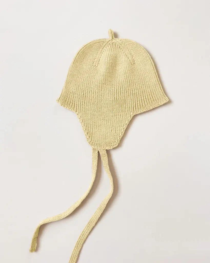 Bonnet Hvid Kota en laine jaune