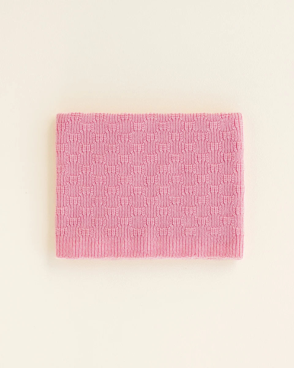 Cache-cou Hvid Gigi en laine rose
