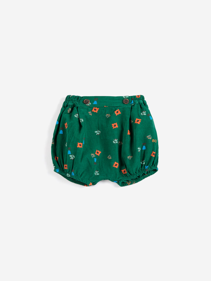 Cache-couche Bobo Choses en velours vert 