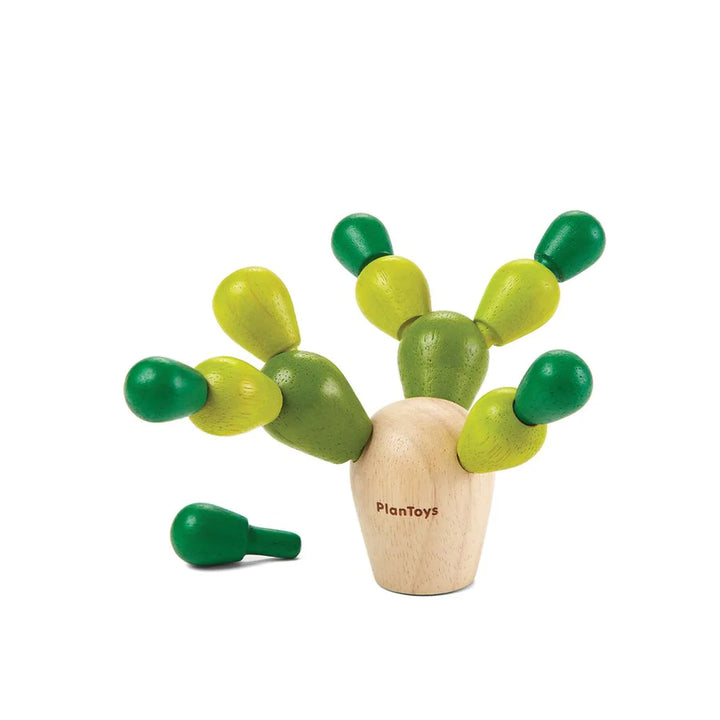 Cactus d'équilibre en bois