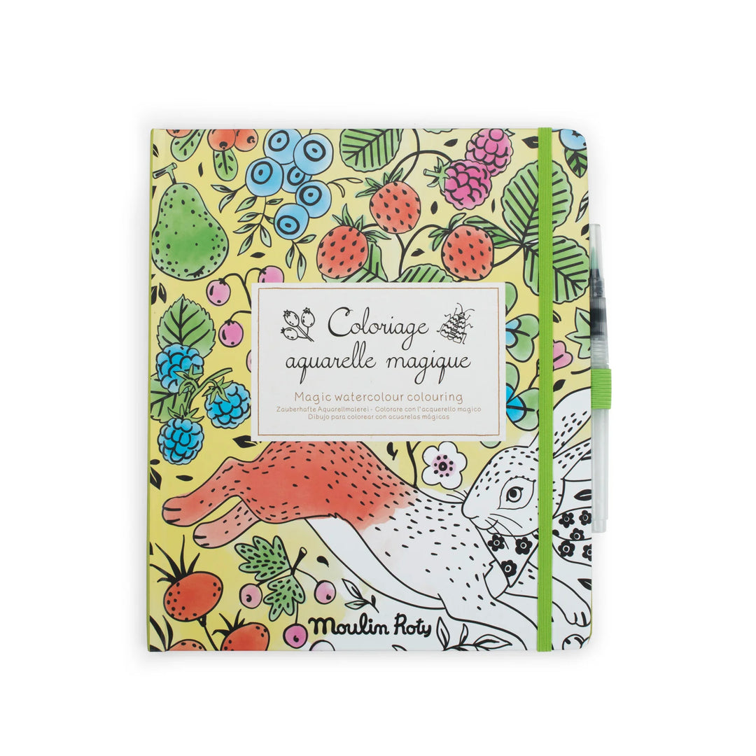 Cahier de coloriage aquarelle magique 