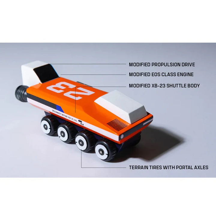 Camion en bois rouge Candylab 