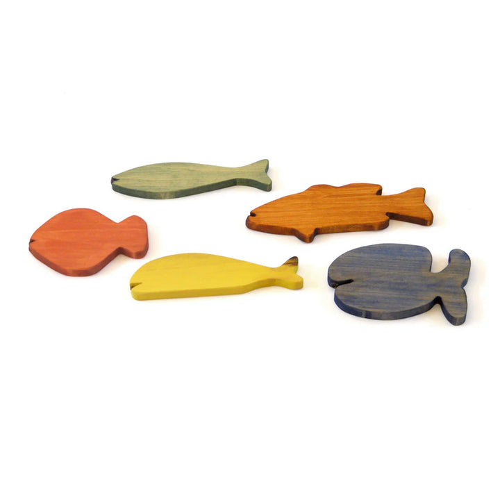 Poissons de Canne à pêche en bois Le Trusquin