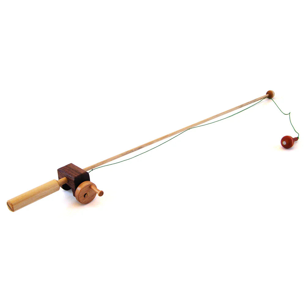 Canne à pêche en bois