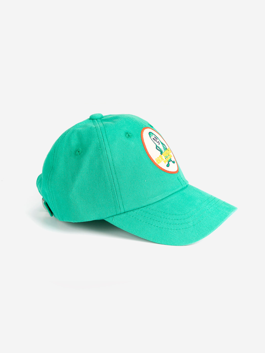 Casquette Bobo Choses en coton vert avec patch Mr Pickle 