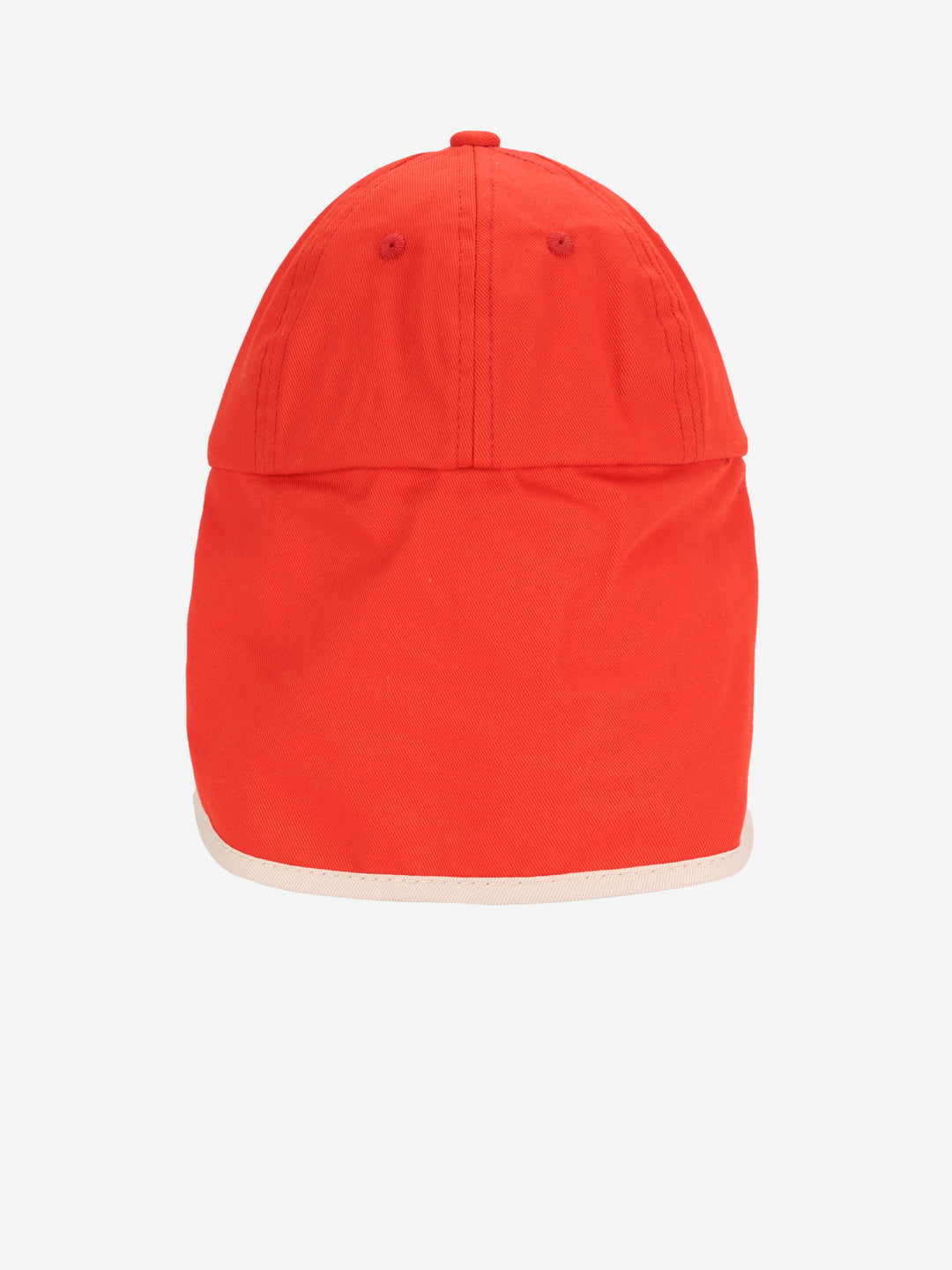 Dos de Casquette pour enfants rouge et blanc avec imprimé escargot Bobo Choses