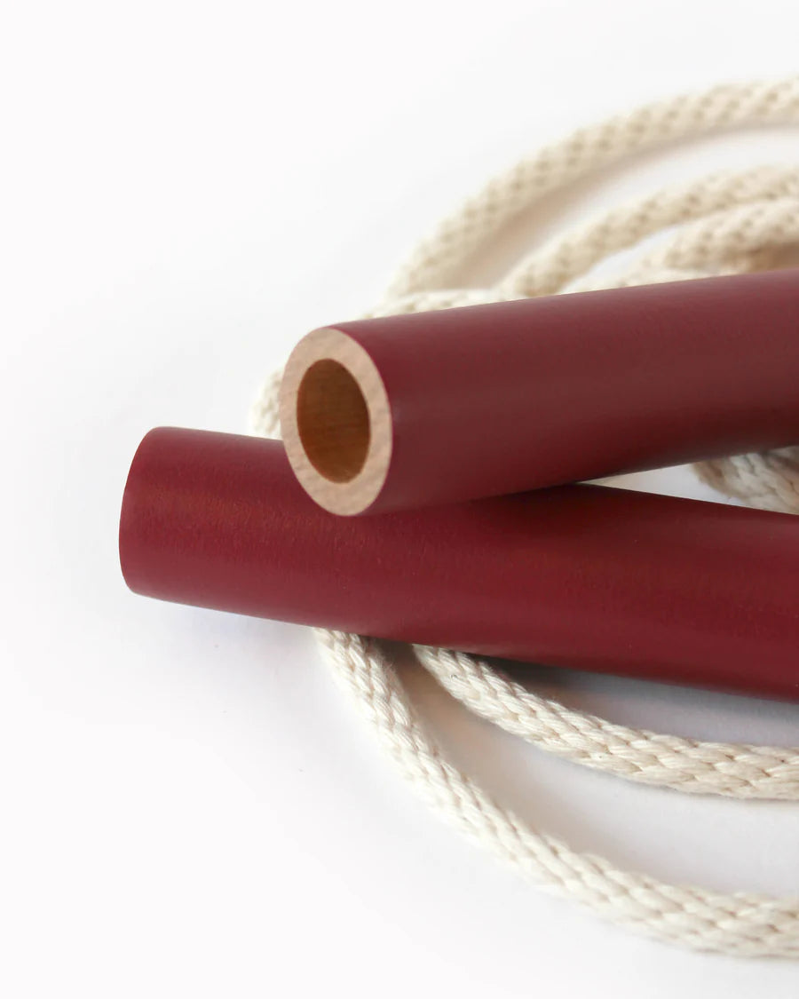 Corde à sauter en bois Prune