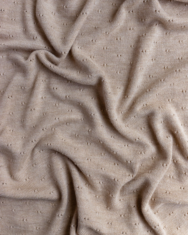 Couverture Hvid en mérinos Sable