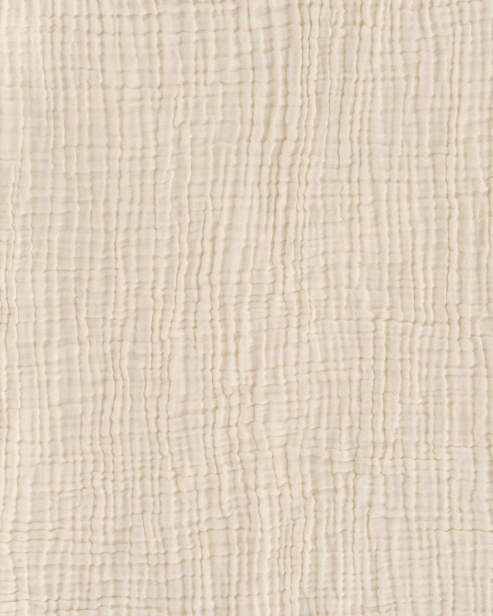 Détail de Couverture en gaze de coton biologique Willaby