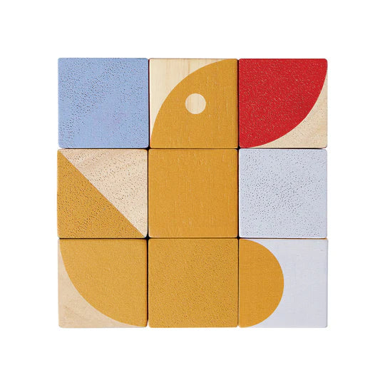 Cubes à motifs géométriques