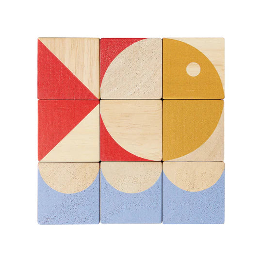 Cubes à motifs géométriques