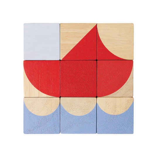 Cubes à motifs géométriques