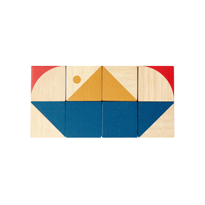 Cubes à motifs géométriques Plan Toys