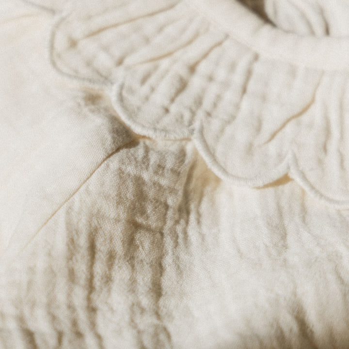 Détail de Blouse en coton naturel Nature Baby