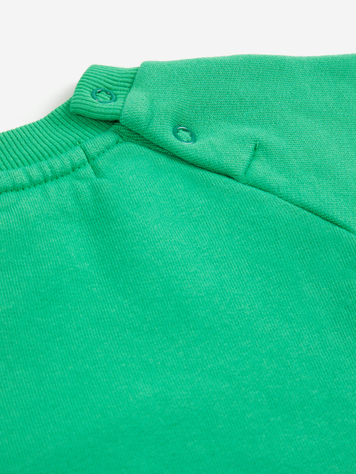 Détail de Chandail Bobo Choses en coton vert 