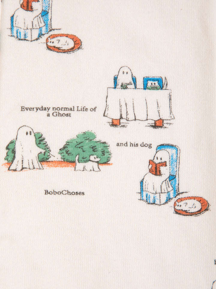 Détail de Enfant avec T-Shirt Bobo Choses en coton blanc avec imprimé monstres