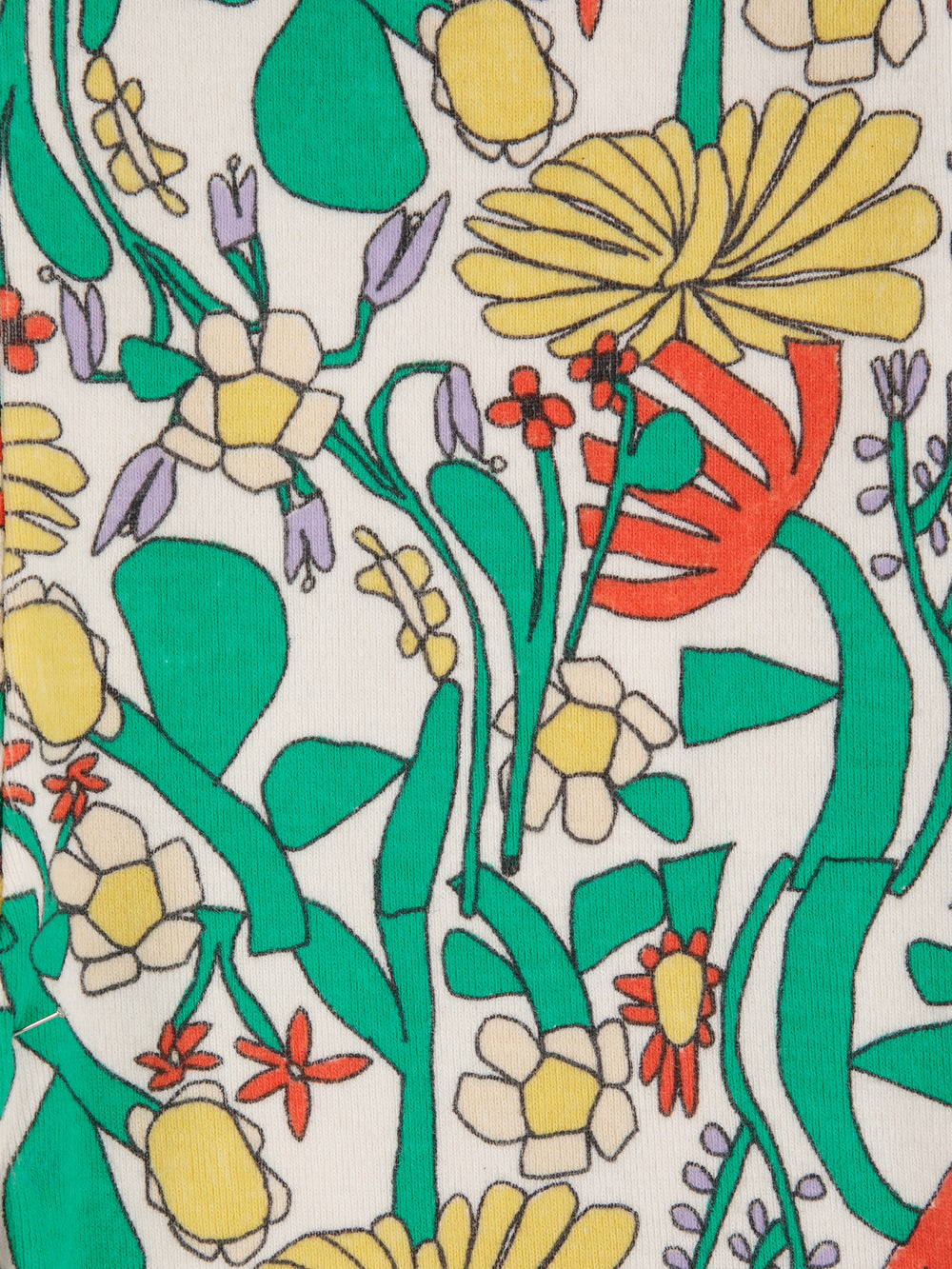 Détail de Leggings Bobo Choses en coton en motif herbalist