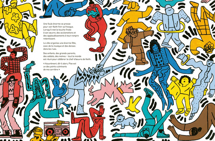 Livre Dessiner sur les murs Keith Haring