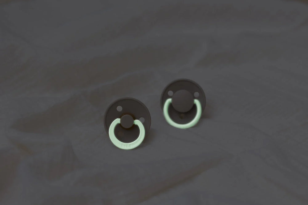 Duo de suces de caoutchouc naturel glow in the dark