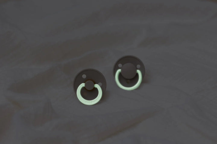 Duo de suces de caoutchouc naturel glow in the dark