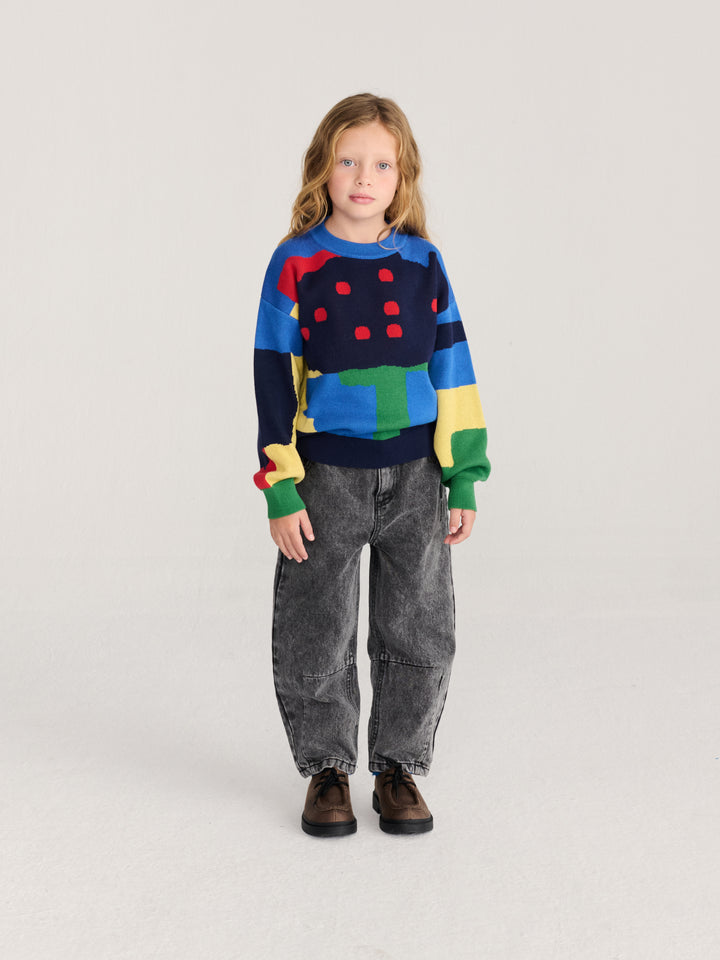 Enfant avec Pantalon Bobo Choses en denim noir 