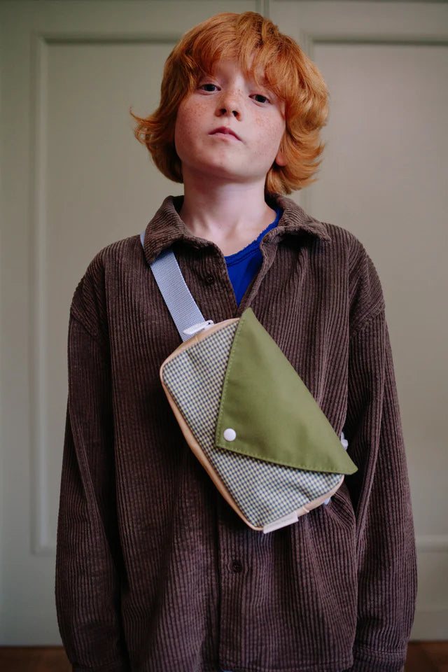 Enfant avec Sac banane Sticky Lemon vert et jaune