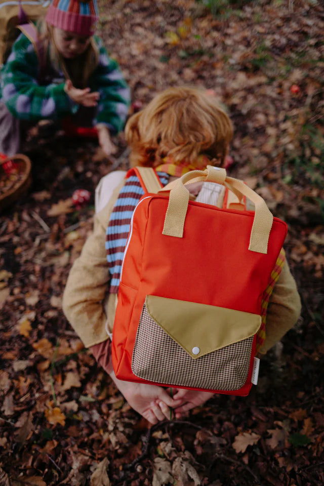Enfant avec Sac à dos Moyen Sticky Lemon orange
