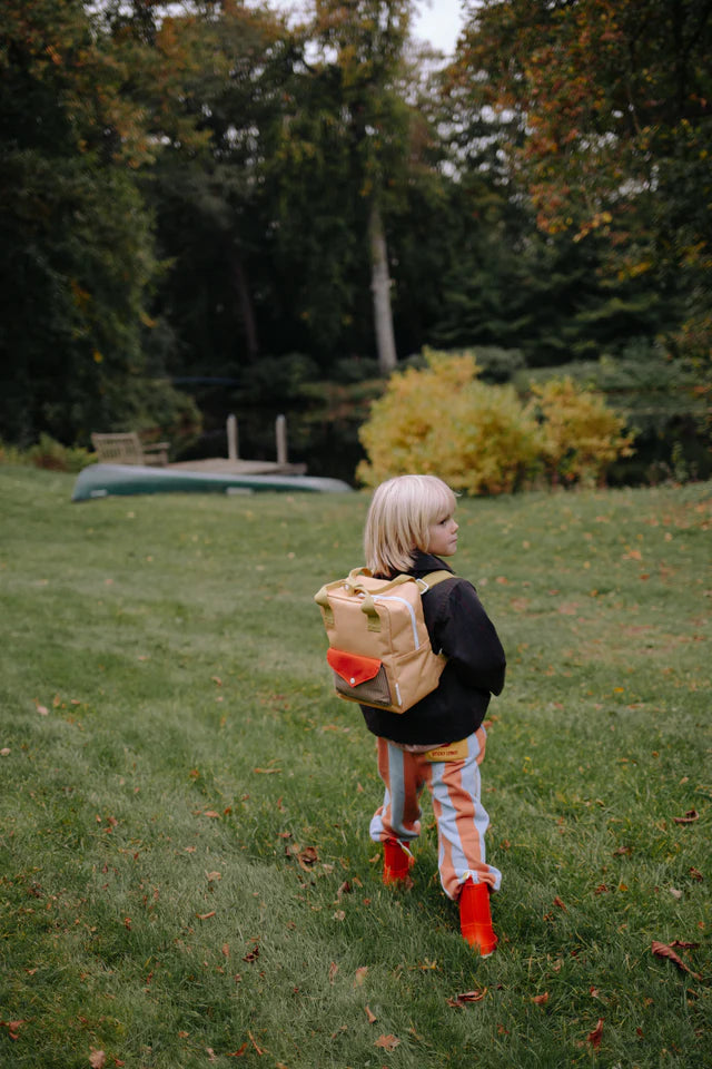 Enfant avec Sac à dos Sticky Lemon Petit jaune, orange