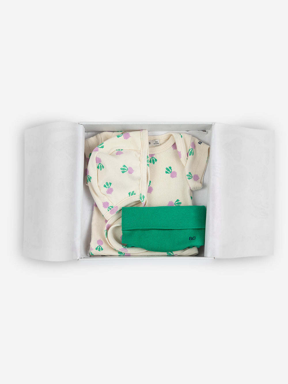 Ensemble cadeau de naissance Bobo Choses: Onesie, Bonnet et cache couche