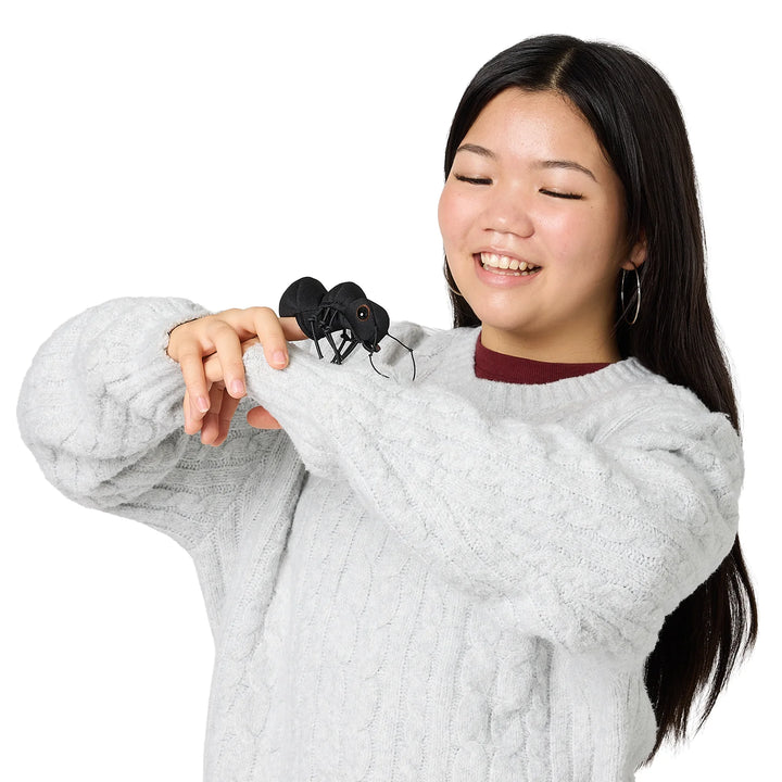 Fille avec Marionnette à doigt Mini fourmi