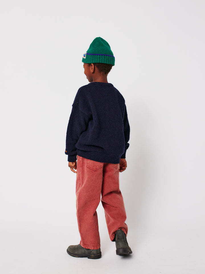 Garçon avec Cardigan bleu Bobo Choses 