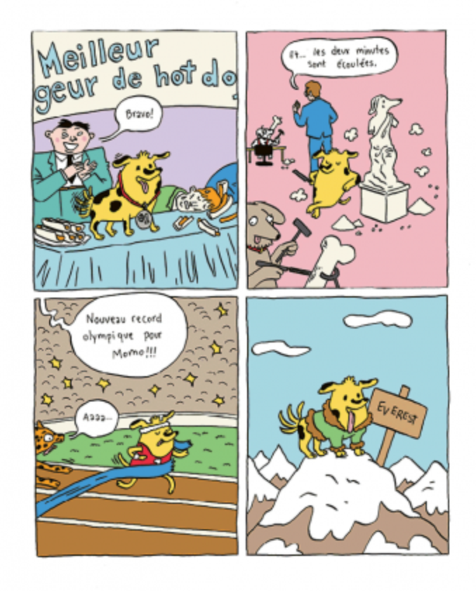 Page du Livre jeunesse J'aime pas ta robe de Danielle Chaperon