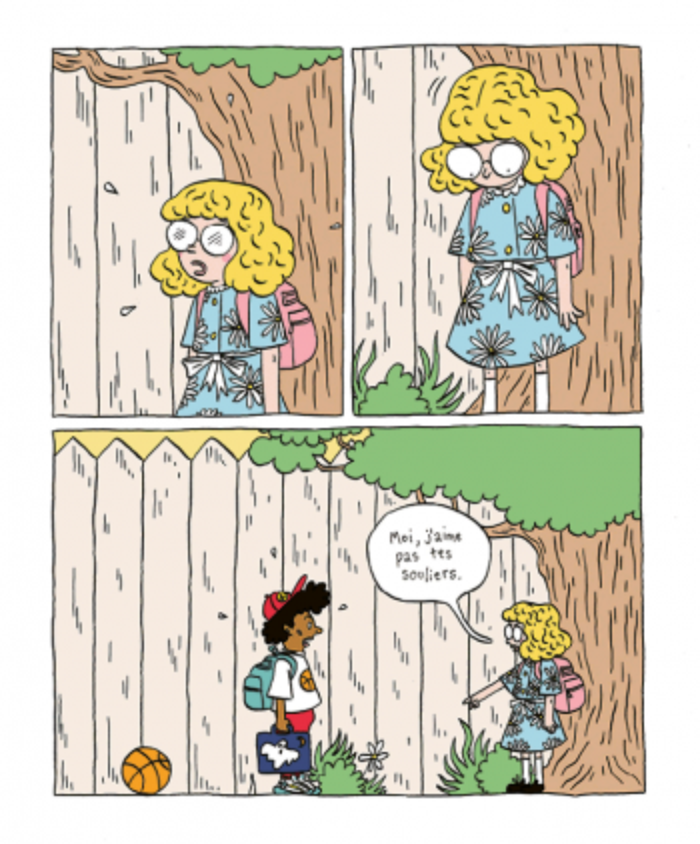 Page du Livre jeunesse J'aime pas ta robe de Danielle Chaperon