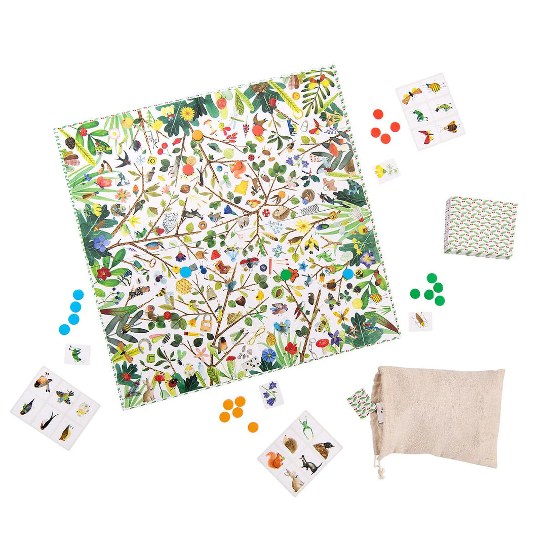 Jeu d'observation et rapidité Le trésors du jardin