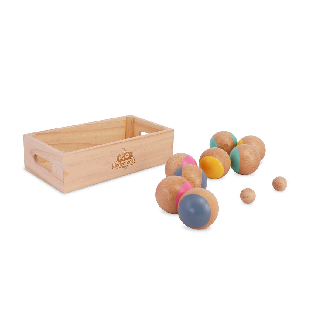 Jeu de boules en bois