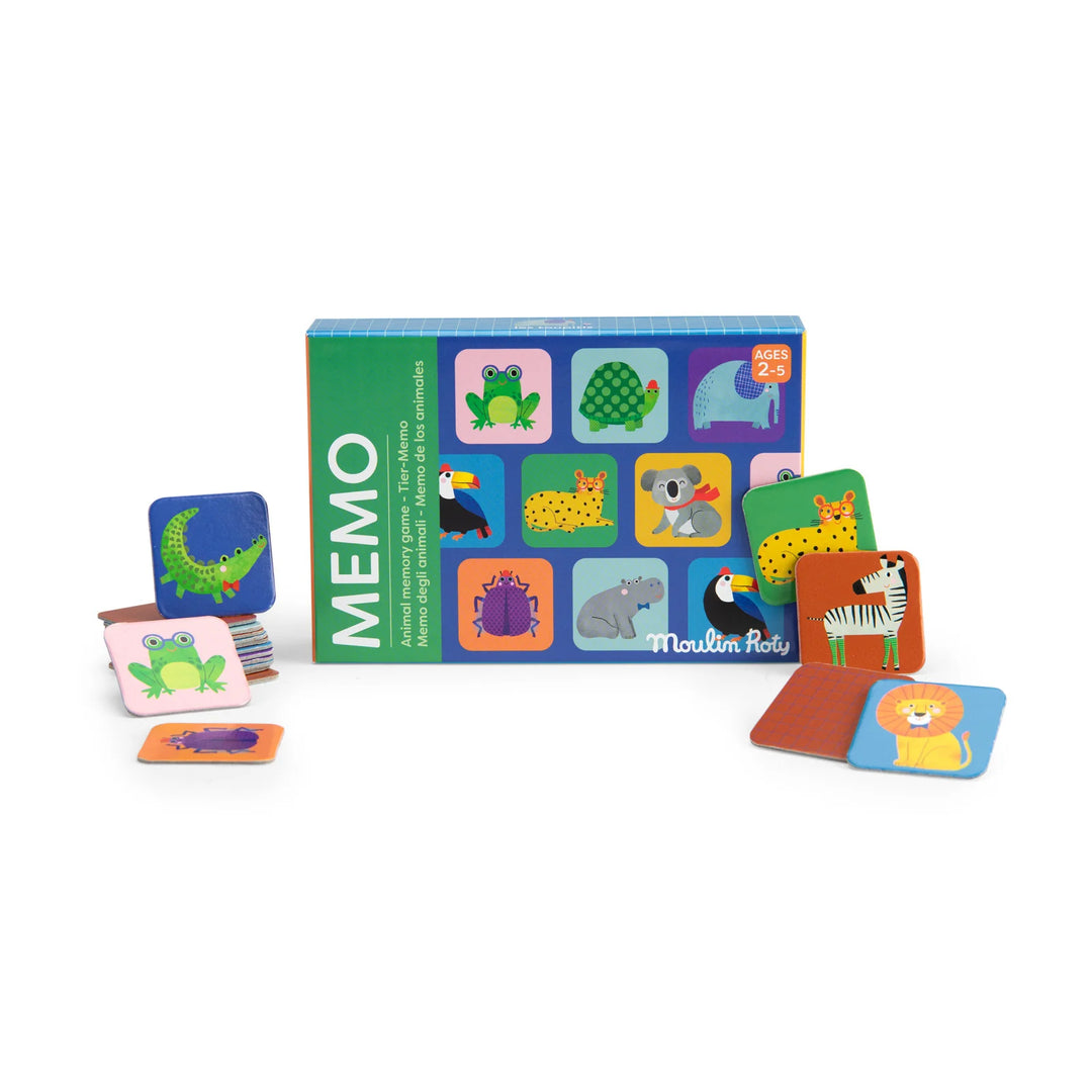 Jeu de mémoire des animaux 