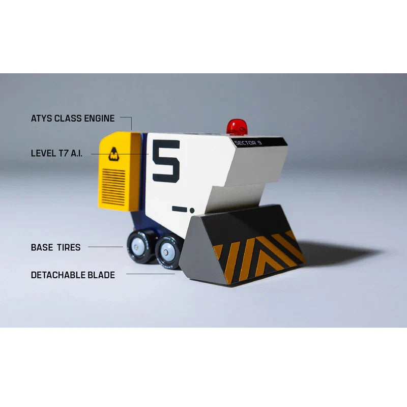 Jouet bulldozer en bois Candylab