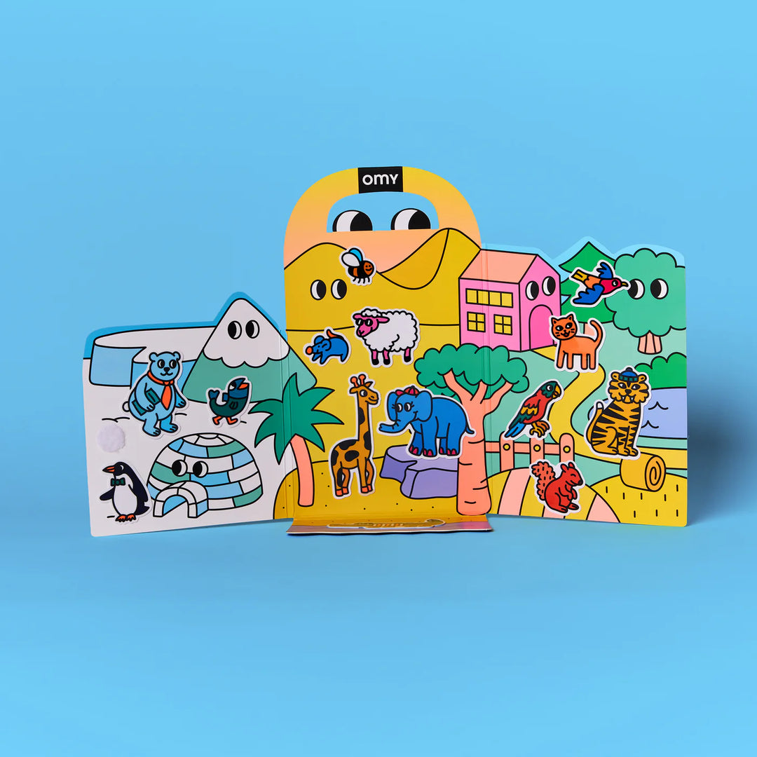 Kit OMY Décor et autocollants animaux