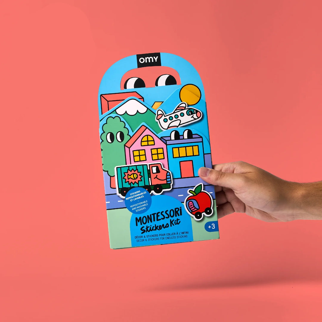 Kit OMY Décor et autocollants transports 