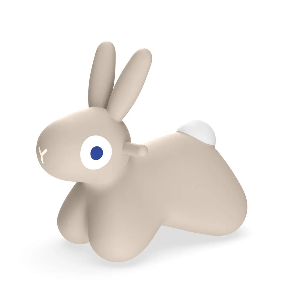 Lapin rebondissant en vinyle Gris chaud