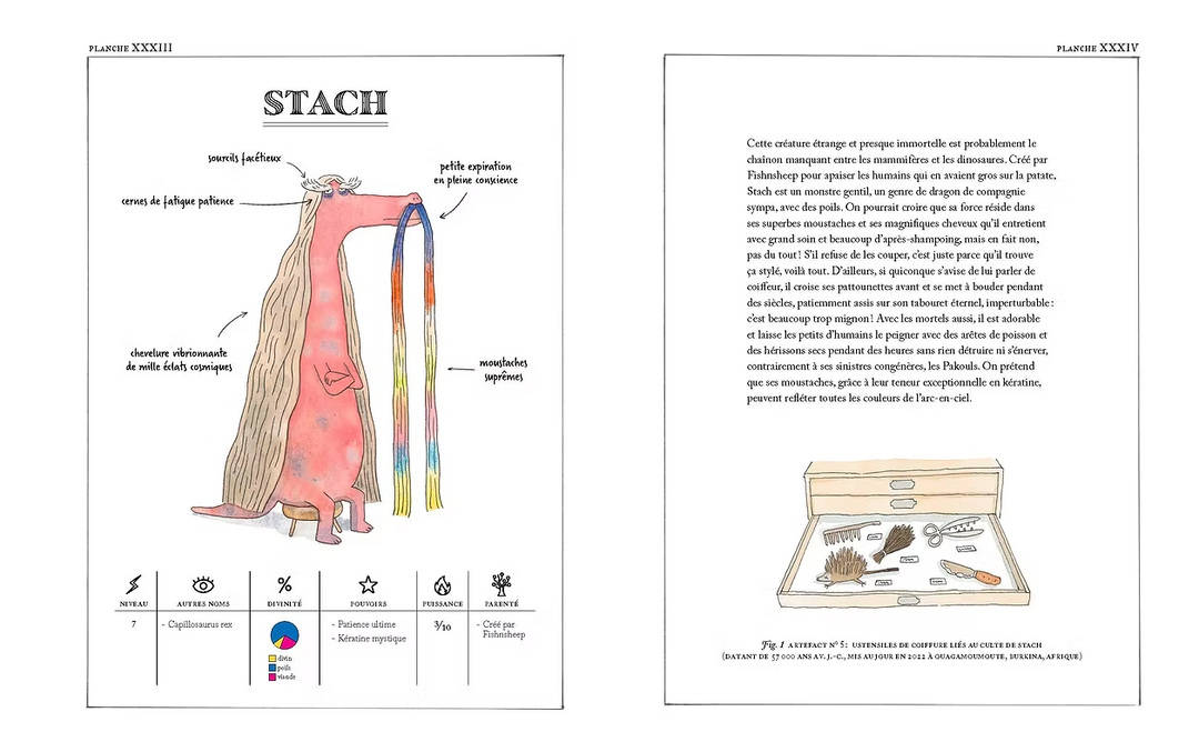 Page du Livre jeunesse Les créatures mythologiques qui existent vraiment