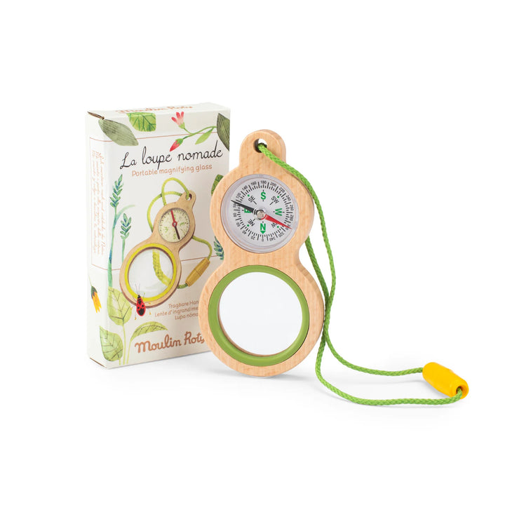Loupe et boussole de poche Moulin Roty