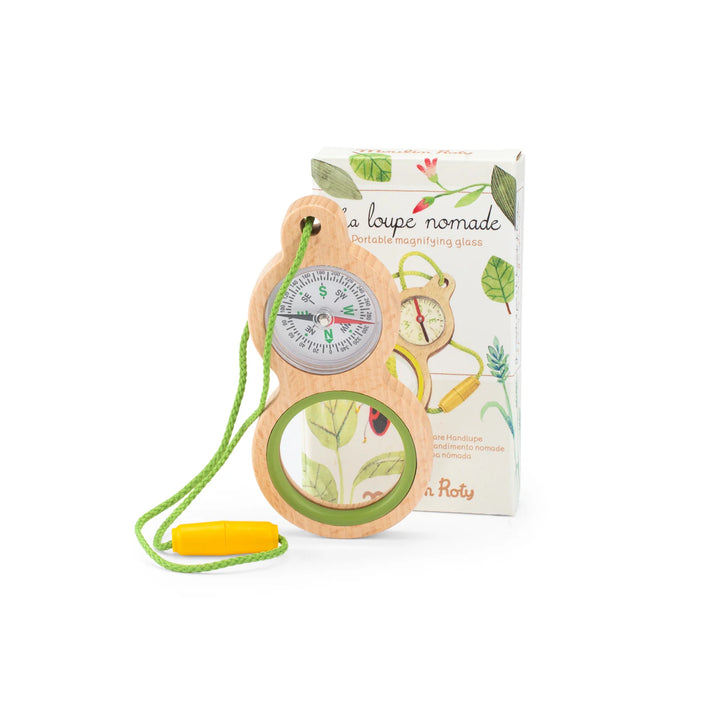 Loupe et boussole de poche Moulin Roty