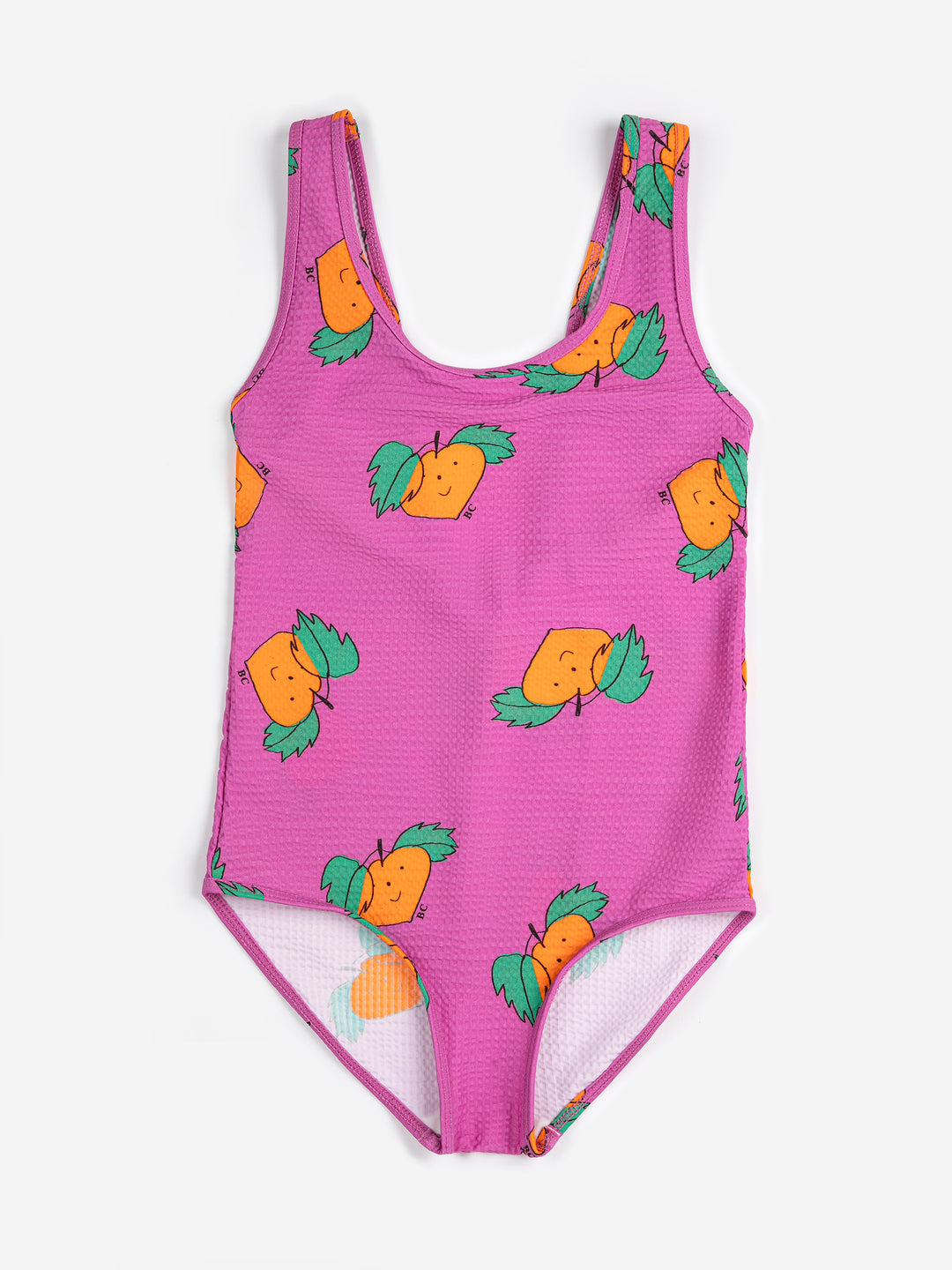 Maillot de bain Bobo Choses rose avec mandarines