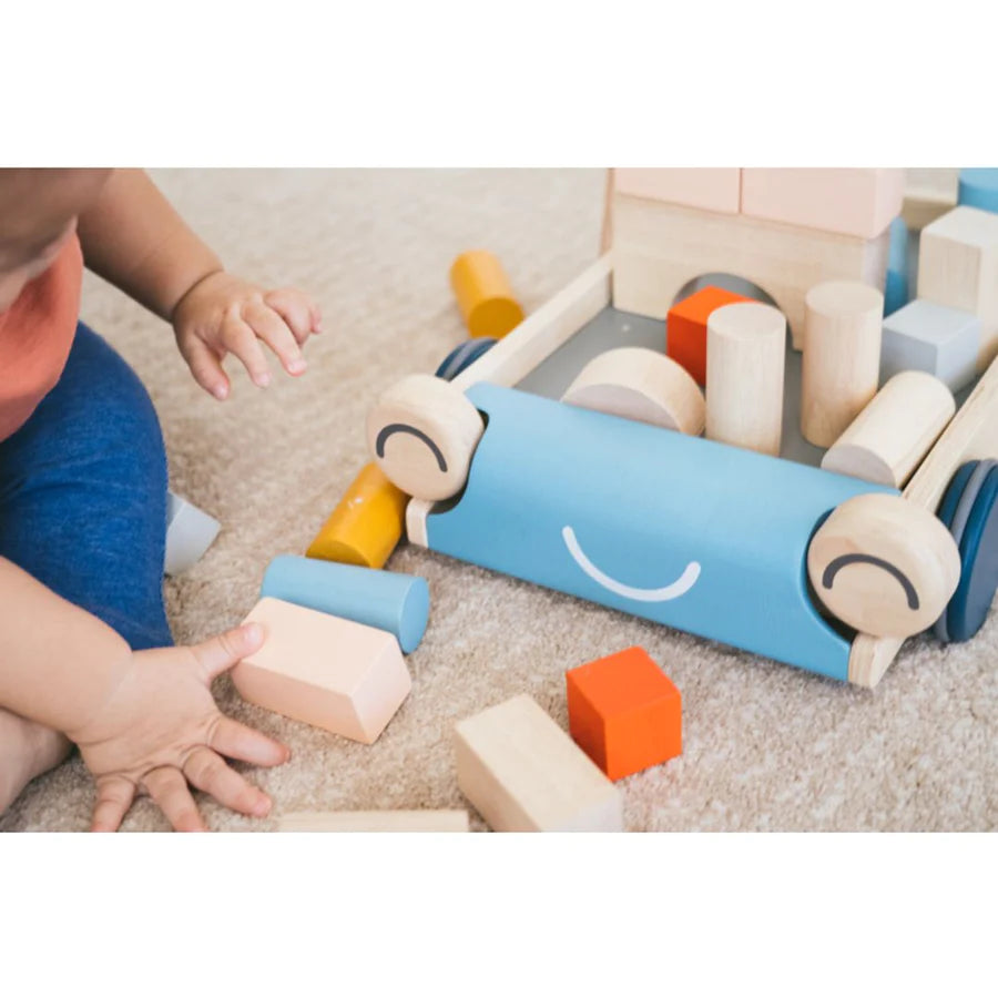 Petites mains avec Marchette et blocs en bois pour bébé 