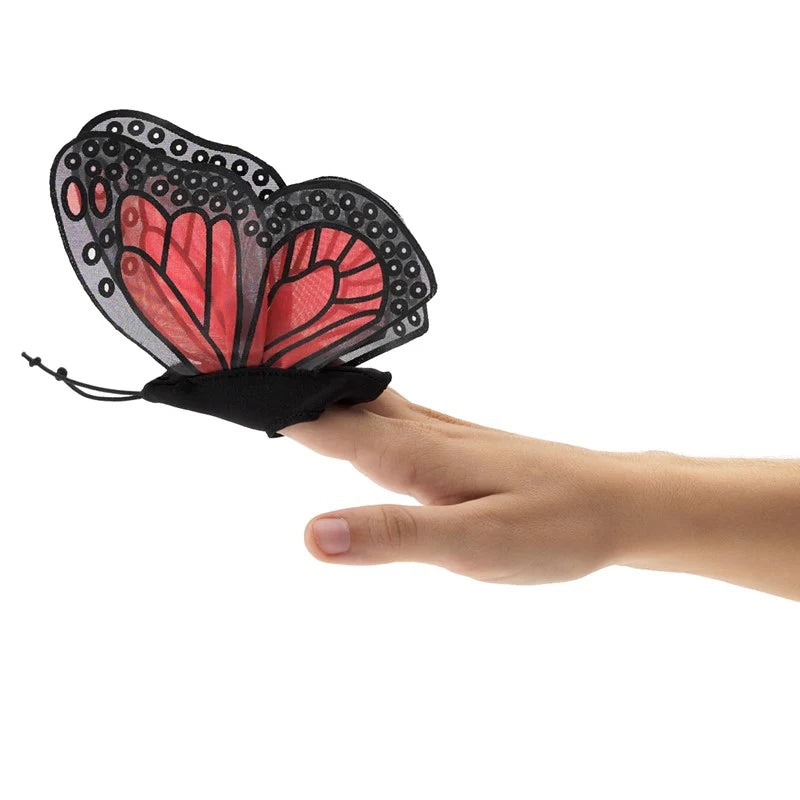 Marionnette à doigt Mini Papillon monarque