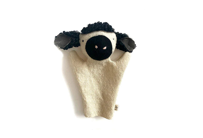 Marionnette à main Mouton en laine