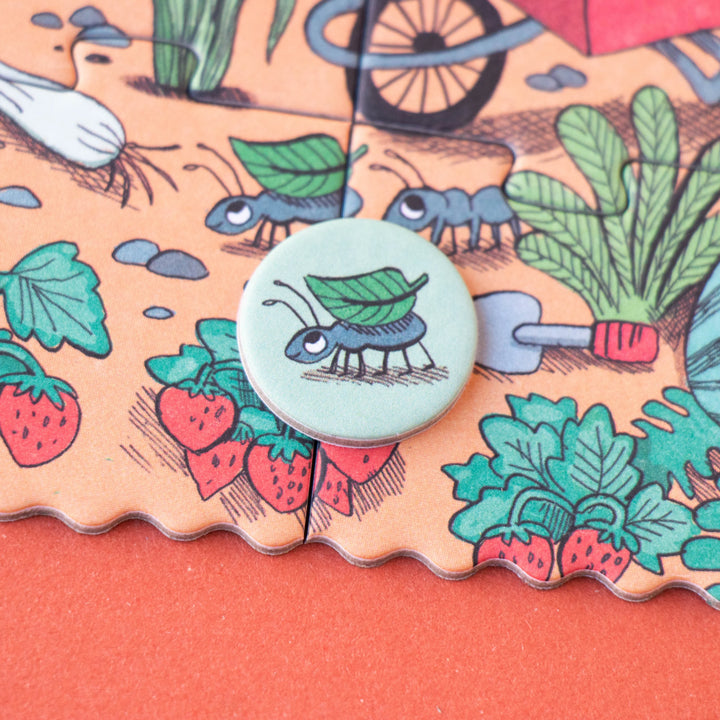 Détail de Mini Casse-tête Londji Jardin