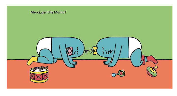 Page du Livre Momo et Mumu vol 1 : Plop!