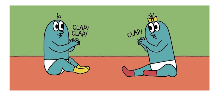 page du Livre petite enfance Momo et Mumu Vol 2 : Mumu fait comme Momo